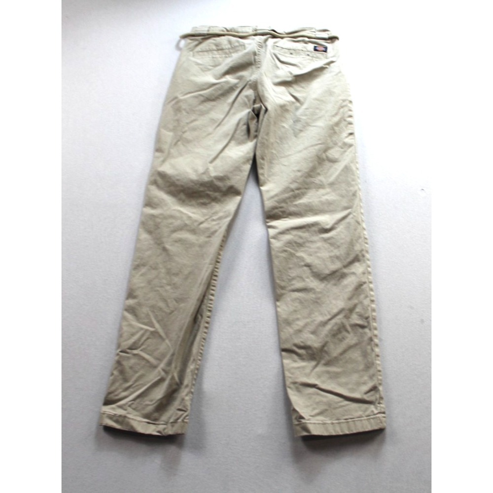 Dickes Women Beige Chino Pants Casual Straight Size 12